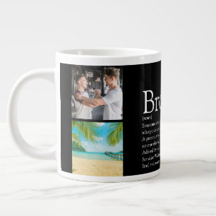 4 Foto Collage Cool Best Ever Brother Definition Extra Grote Beker