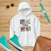 4 Foto Collage Family Memory Moederdag Hoodie