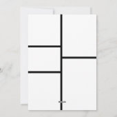 4 Foto Collage Modern Merry Kerstmis Feestdagenkaart (Achterkant)