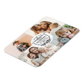 4 foto familie collage mam keepomwille moederdag magneet (Linkerzijde)