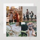 4 Foto gepersonaliseerde aangepaste collage (Voorkant / Achterkant)