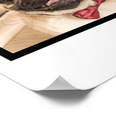 4 foto halsband voor honden collage - aangepaste f poster (Hoek)