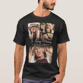 4 Foto in Loving Memory Memorial T-shirt (Voorkant)