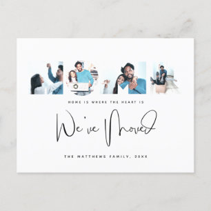 4 Foto: New Home Change of Address Notice Briefkaart