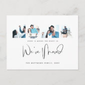 4 Foto: New Home Change of Address Notice Briefkaart (Voorkant)