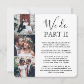 4 Foto Sequel Weddenschap Simple We doen deel 2 Sq Kaart (Voorkant)