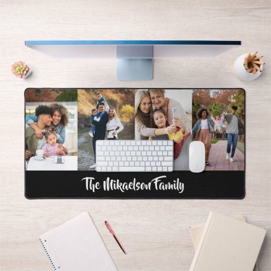 4 Fotocollage Aangepaste Gift Bureaumat (Kantoor 1)