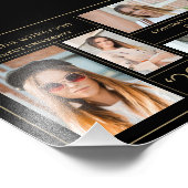 4 Fotocollage Afstuderen Fotovergroting Foto Afdruk (Hoek)