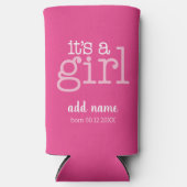 4 Fotocollage met - Het is een meisje Whimsical Pi (Voorkant)