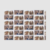 4 Fotocollage - met tekstblok Tissuepapier (Voorkant)