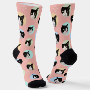 4 Fotocollage Sjabloon Maak je eigen leuke huisdie Sokken