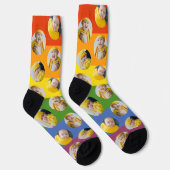 4 Fotocollage Sjabloon Rainbow Pride Fun Socks Sokken (Rechts)