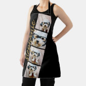 4 Fotofilmstrips Collage Script Name zwart Schort (Insitu)