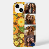 4 Fotofilmstrips Naam Funky Flowers Case-Mate iPhone Case (Achterkant)