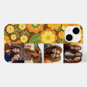 4 Fotofilmstrips Naam Funky Flowers Case-Mate iPhone Case (Achterkant (horizontaal))