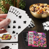 4 Fotofilmstrips - Script Name Funky Flowers Pokerkaarten (Insitu)