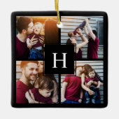 4 Fotogalerie Monogrammed Keramisch Ornament (Voorkant)