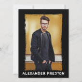 4 Fotomodel Actor Comp Kaart Grunge 5.5x7.5 (Voorkant)