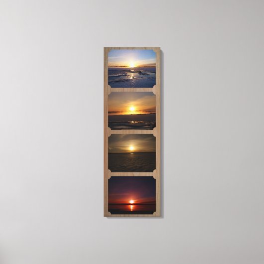 4 Foto's 12"x 36"Verpakt Canvas (Voorkant)