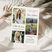 4 foto's Afstuderen Aankondiging