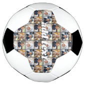 4 Foto's die overal gedupliceerd zijn, kunnen kleu Voetbal (Gedraaid)