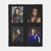 4 Foto's Fleece Deken (Voorkant)