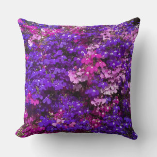 4 Fotosjabloon Bloemen in Paarse Roze Cadeauworp Kussen