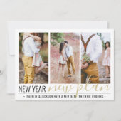 4 Fotowijziging van plannen bruiloft nieuwe jaar f Save The Date (Voorkant)