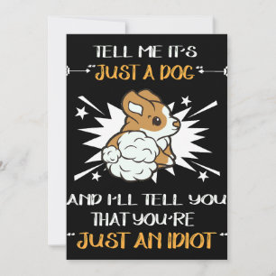 4 Gewoon een idiote corgi Kaart