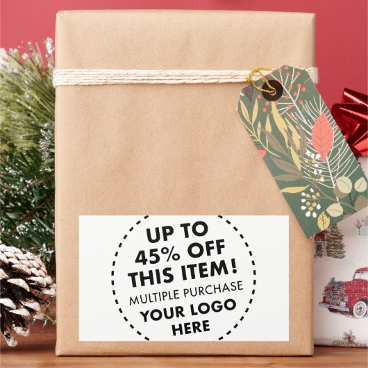 4 gros autocollants personnalisés 45% DE BON SUR l (vacances)