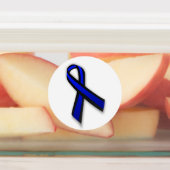 4 Grove Thin Blue Line Memorial Ribbons Labels (Aangebracht)