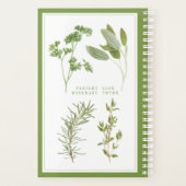 4 HERBES FRAÎCHES 5,5x8,5 Planificateur / Vert (Dos)