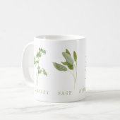 4 HERBES FRAÎCHES Mug blanche (Devant gauche)