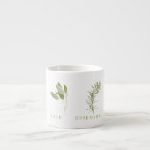 4 HERBES FRESH Tasse à expresso (Devant)