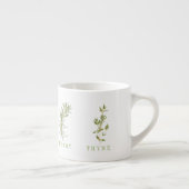 4 HERBES FRESH Tasse à expresso (Droite)