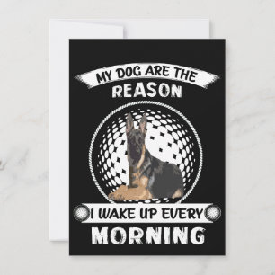 4 Honden Zijn De Reden Dat Ik Elke Ochtend Wakker Kaart