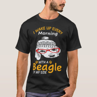 4 Ik word elke ochtend wakker met een Beagle naast T-shirt
