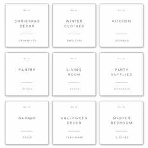 4-inch Home Storage Packing Shipping Label Sticker