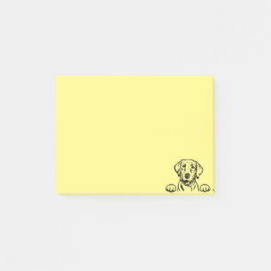 4-inch x3-inch gele Post-its met zwart labo Post-it® Notes