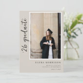 4 invitations de remise de diplômes 2025 de style  (Debout devant)