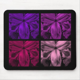 4 iris : Panneau de quadruple de tapis de souris