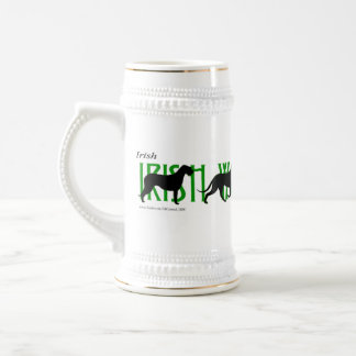 4 Irish Wolfhound Silhouettes Bierpul