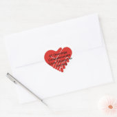 4 Jaar Hart Sticker (Envelop)
