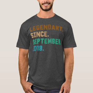4 jaar oud cadeautje sinds september 2018 4th bi t-shirt
