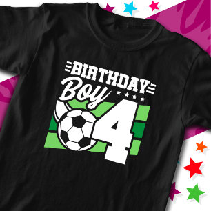 4 Jaar Oud Voetbal Football Feest 4e Verjaardag Jo T-shirt