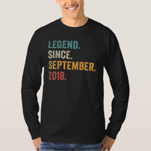 4 jaar oude legering sinds september 2018 4e geboo t-shirt
