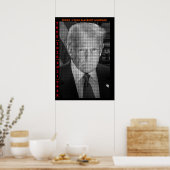 4 JAAR TRUMP BLACKOUT-KALENDER POSTER (Keuken)
