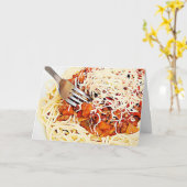4 januari is Nationale Spaghettidag Kaart (Gele Bloem)