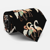 4 Japanse kranen Thunder_Cove Stropdas (Opgerold)