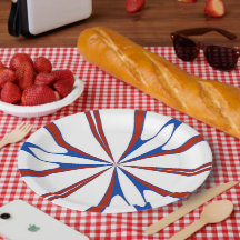 4 juillet 001 Assiette en papier